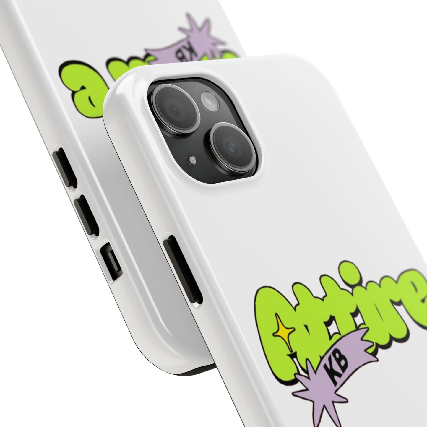 KB Attire Cartoon Phone Case (White)