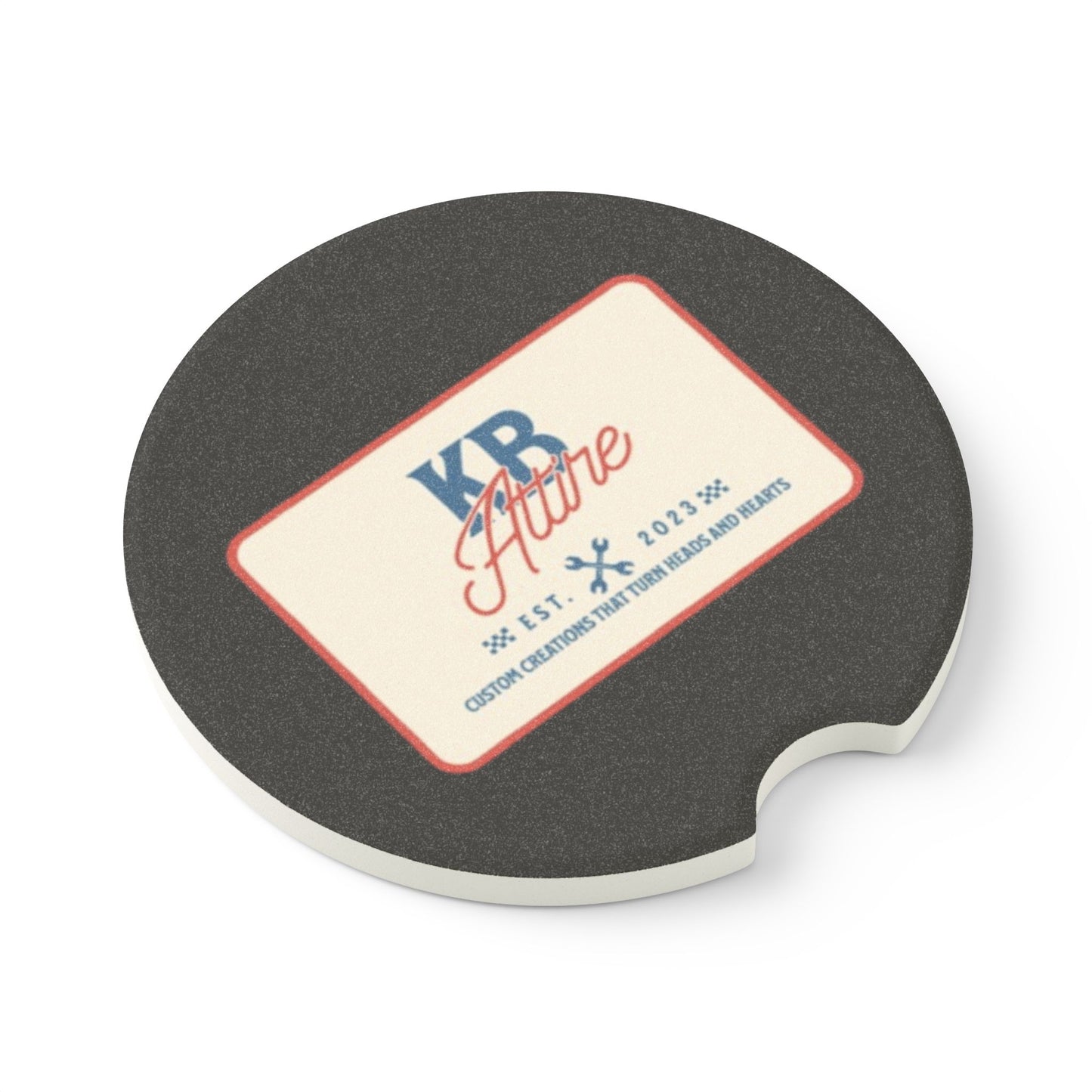 KB Attire "The Patch" Car Coaster