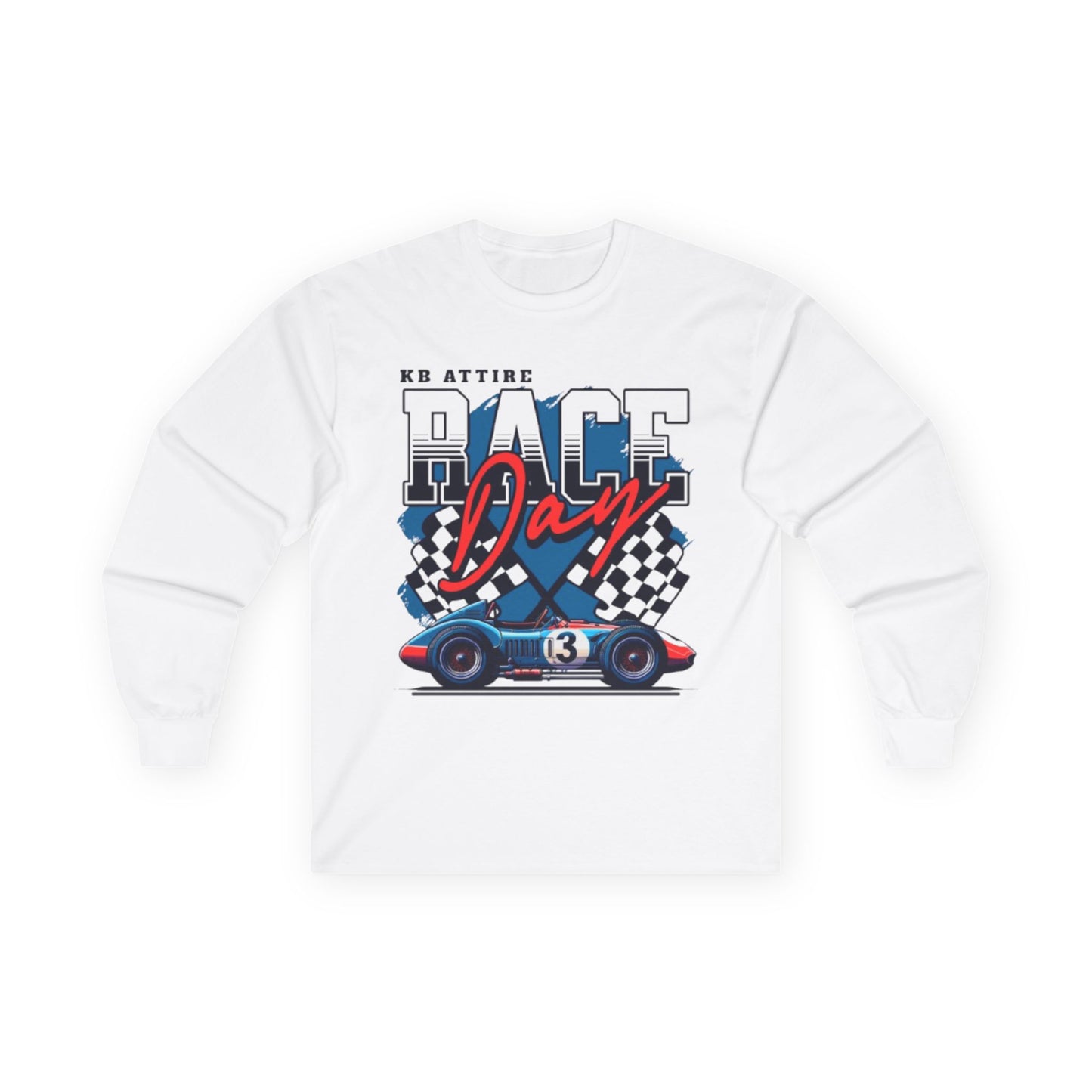 Men's 'Race Day' Long Sleeve Tee