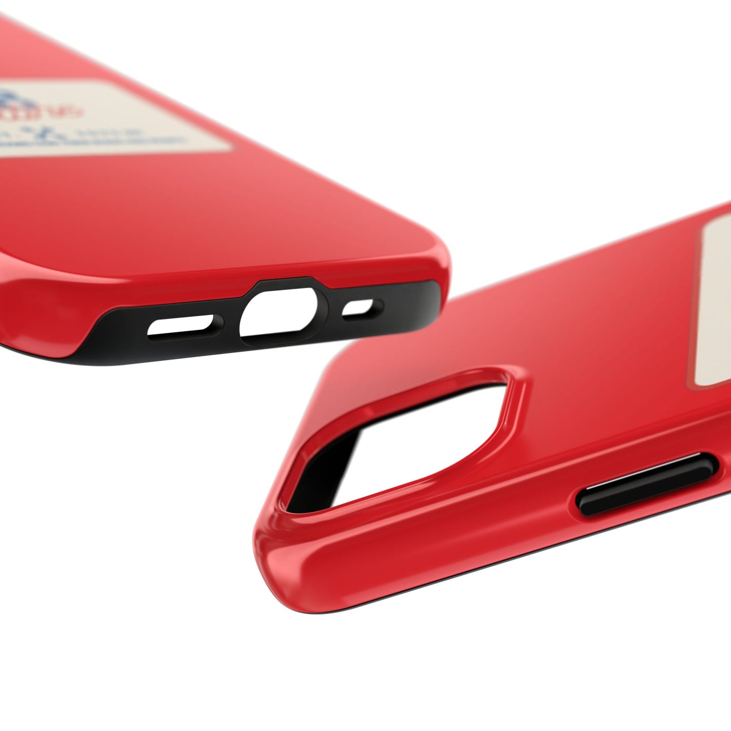 KB Attire 'The Patch' Phone Case (Red)