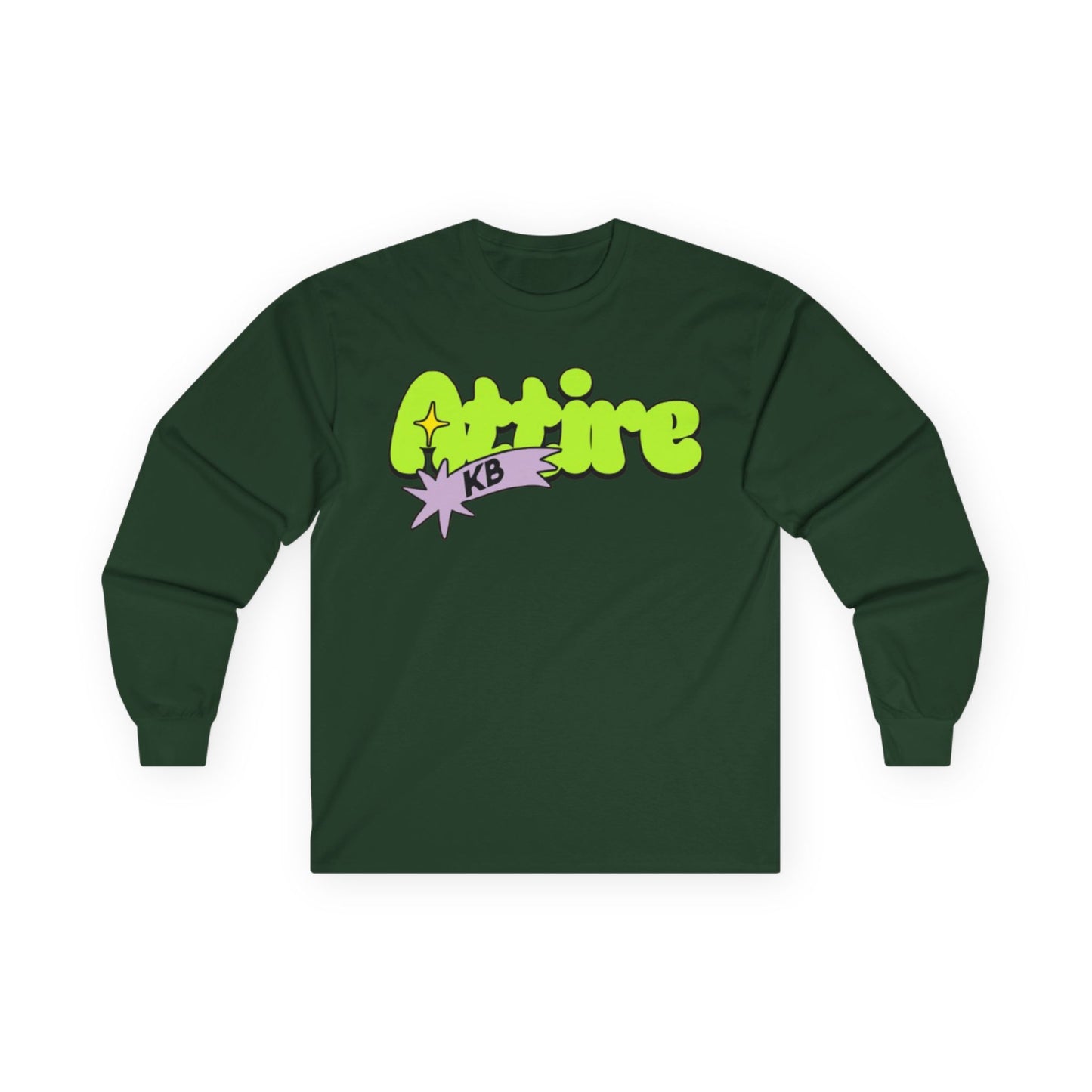KB Attire Cartoon Graphic Long Sleeve Tee