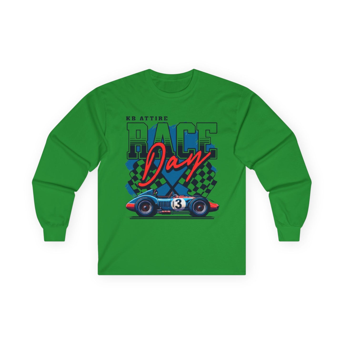 Men's 'Race Day' Long Sleeve Tee