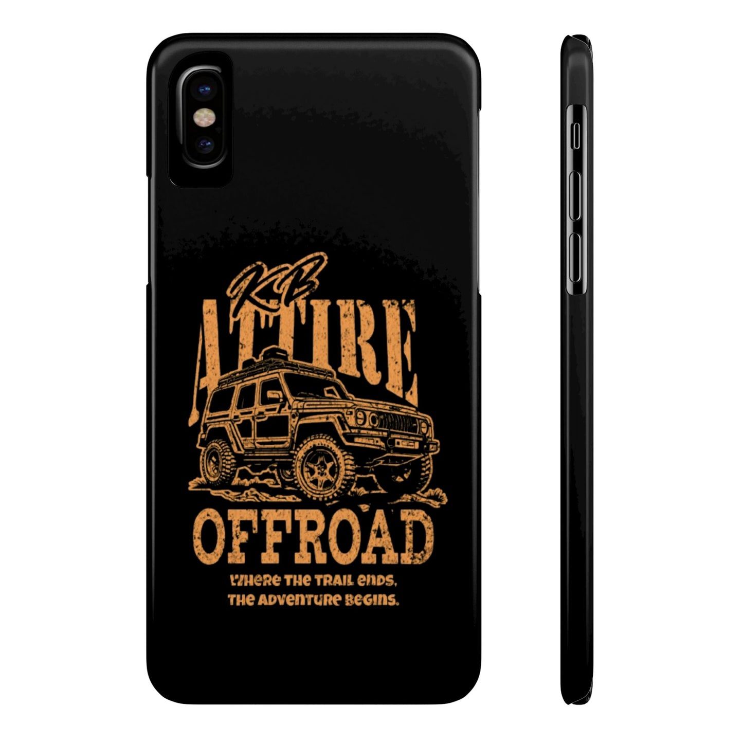 KB Attire Offroad Adventure IPhone Case (Black)