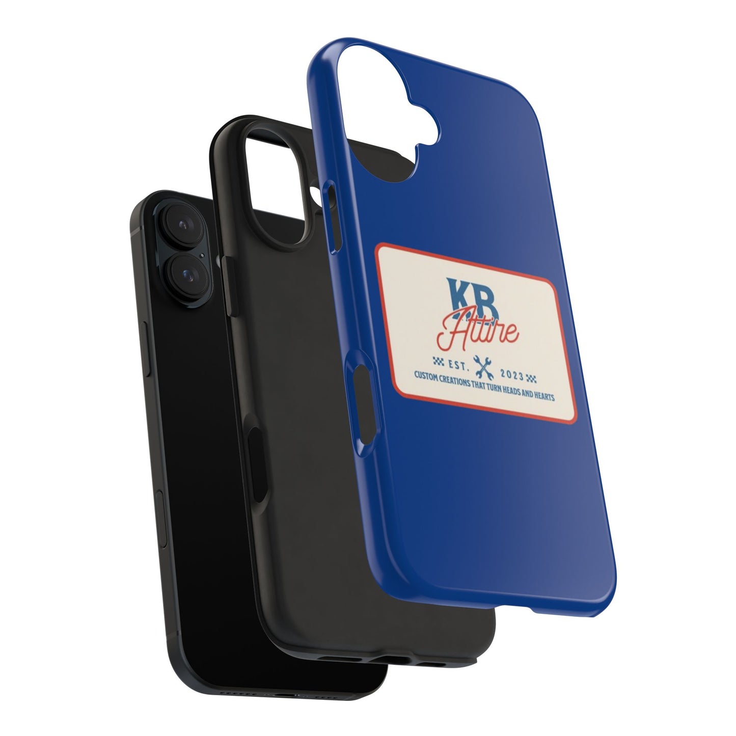 KB Attire 'The Patch' Phone Case (Blue)