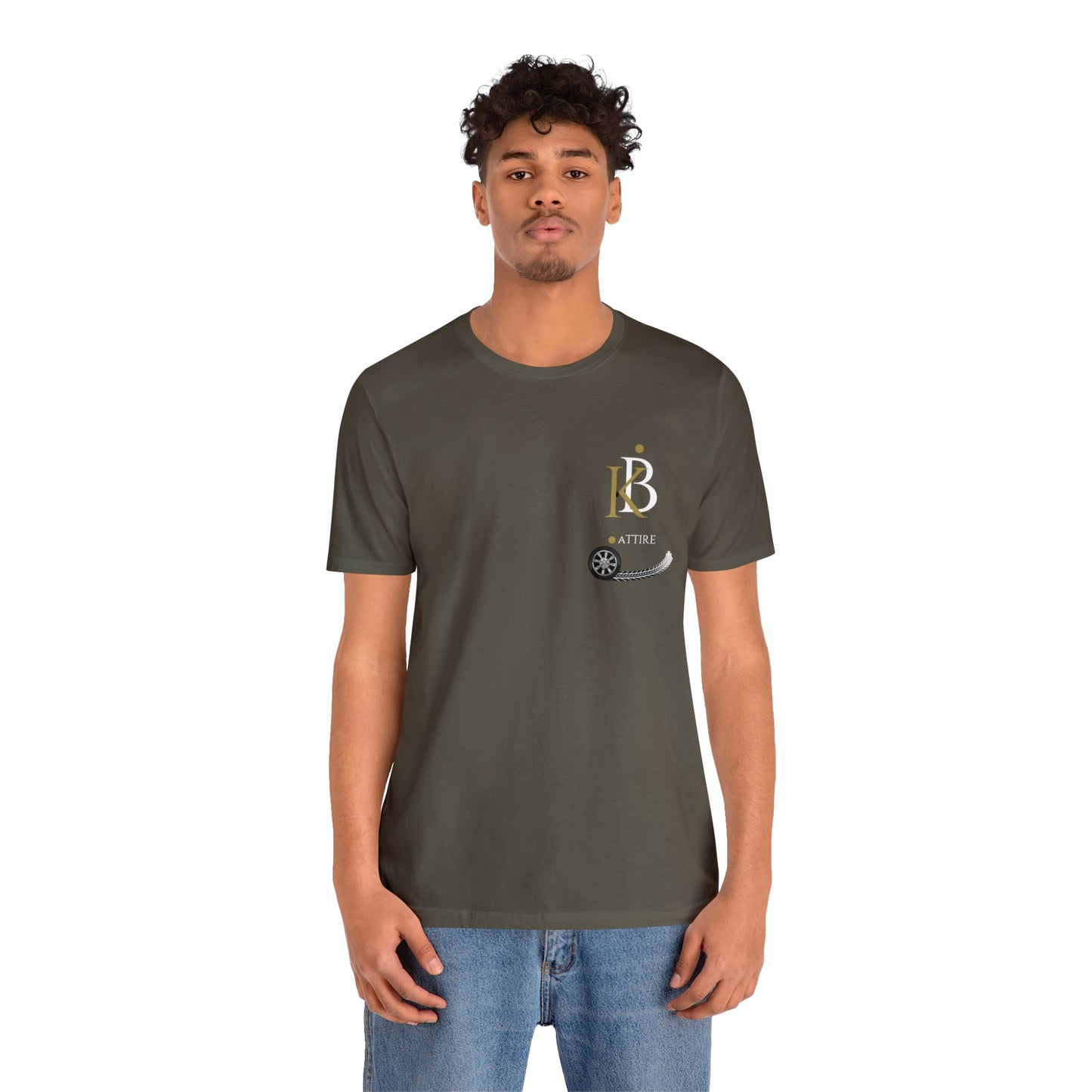 Custom KB Attire "Battle Together, Battle in Arms" Navy Green Unisex Jersey Short Sleeve Tee