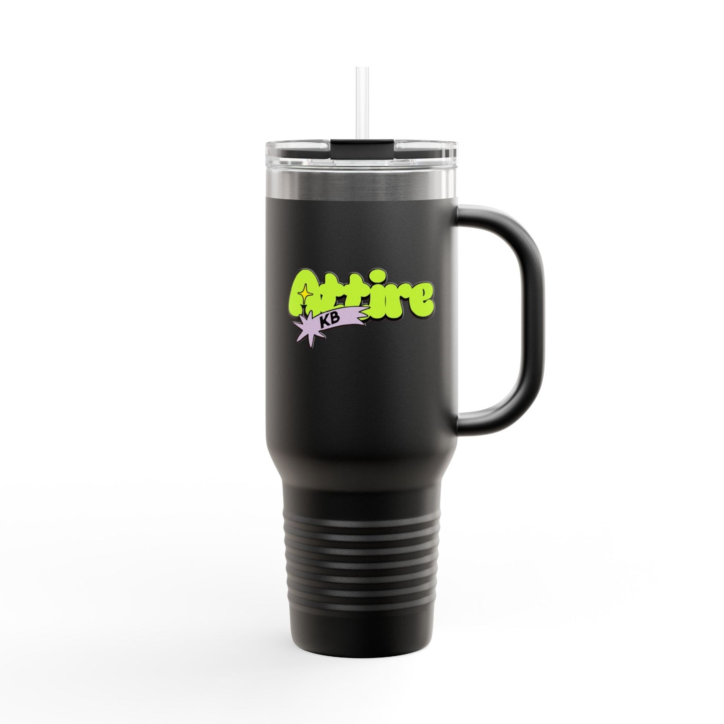 KB Attire Cartoon Travel Mug for On-the-Go 40oz Thermal Cup