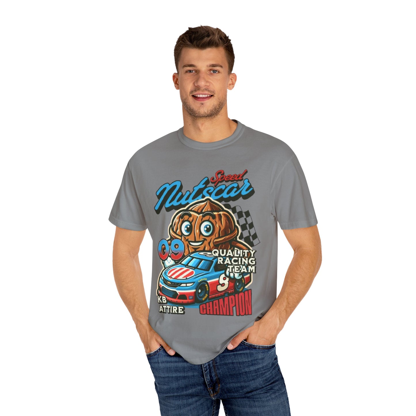 Champion Nutcar Racing T-Shirt | Unisex Garment-Dyed Tee for Racing Fans