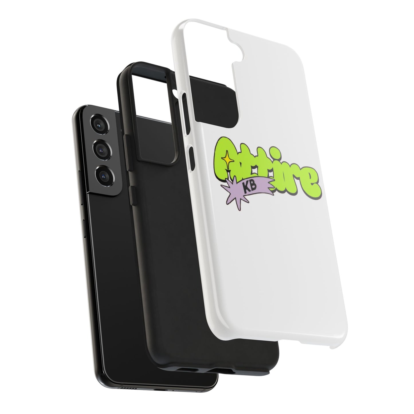 KB Attire Cartoon Phone Case (White)