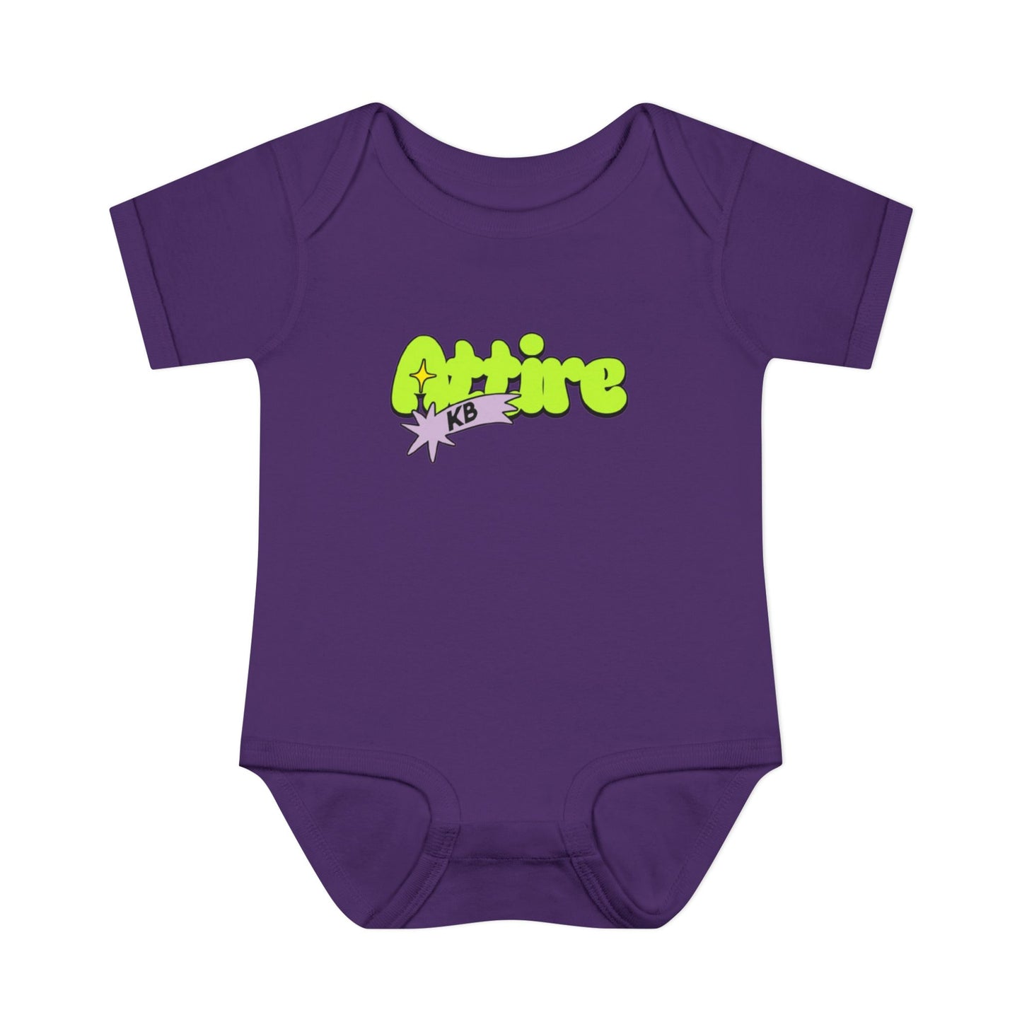 KB Attire Infant Bodysuit with "Cartoon" Logo