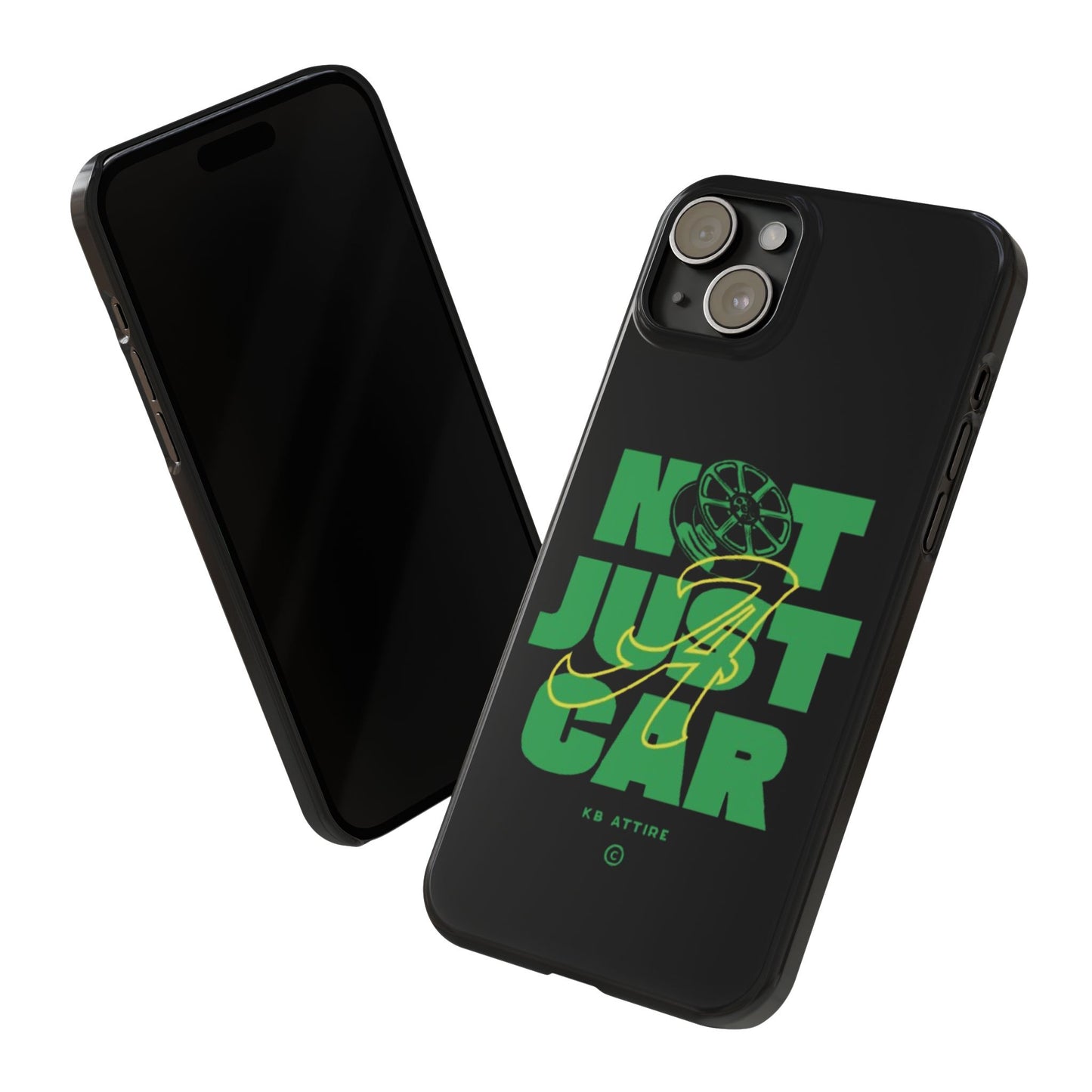 Not Just A Car Slim IPhone Cases (Black)