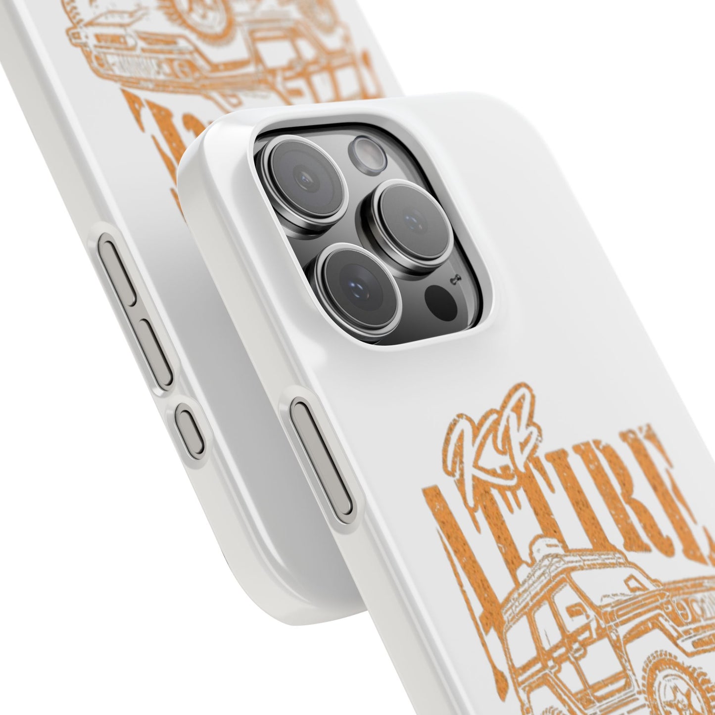 KB Attire Offroad Adventure IPhone Case (White)