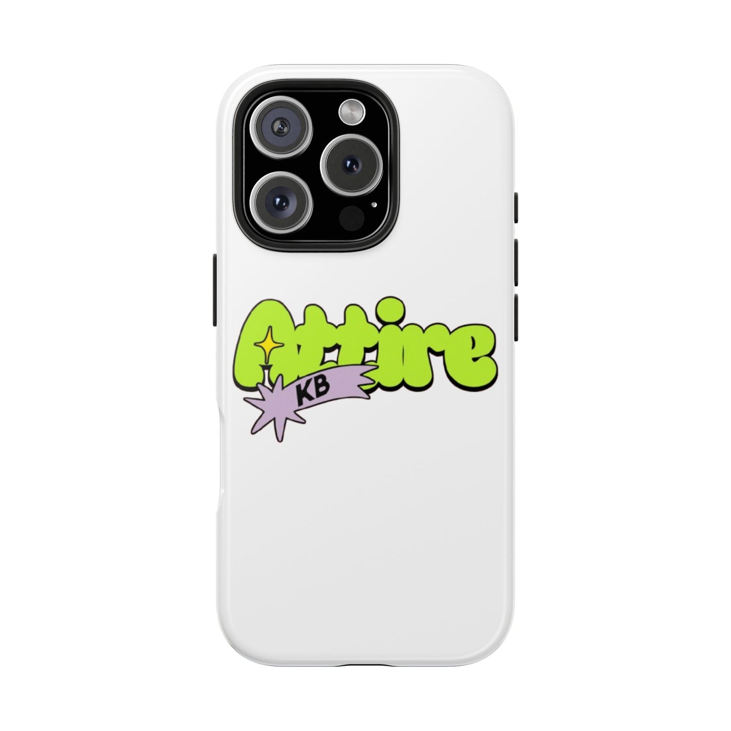 KB Attire Cartoon Phone Case (White)