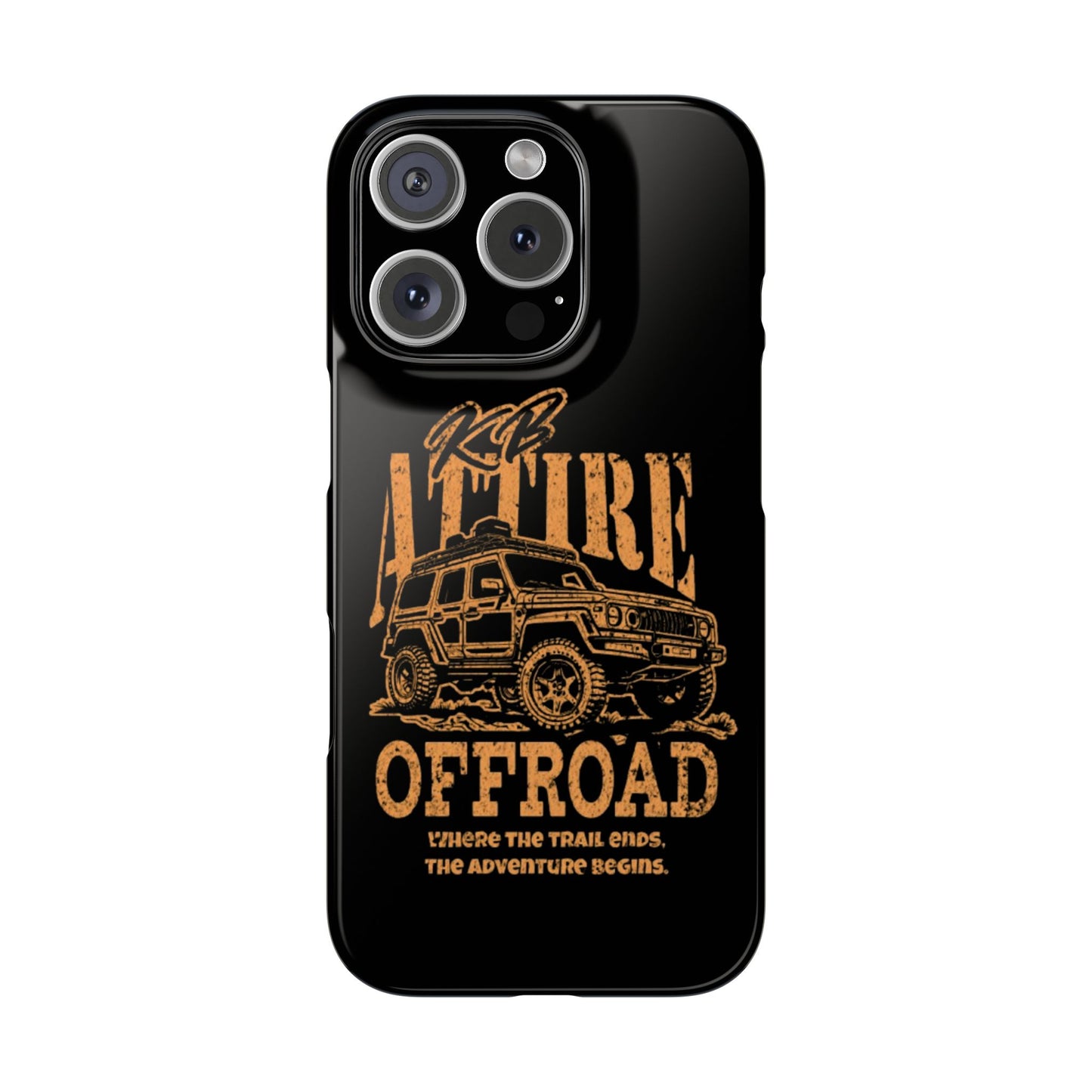 KB Attire Offroad Adventure IPhone Case (Black)