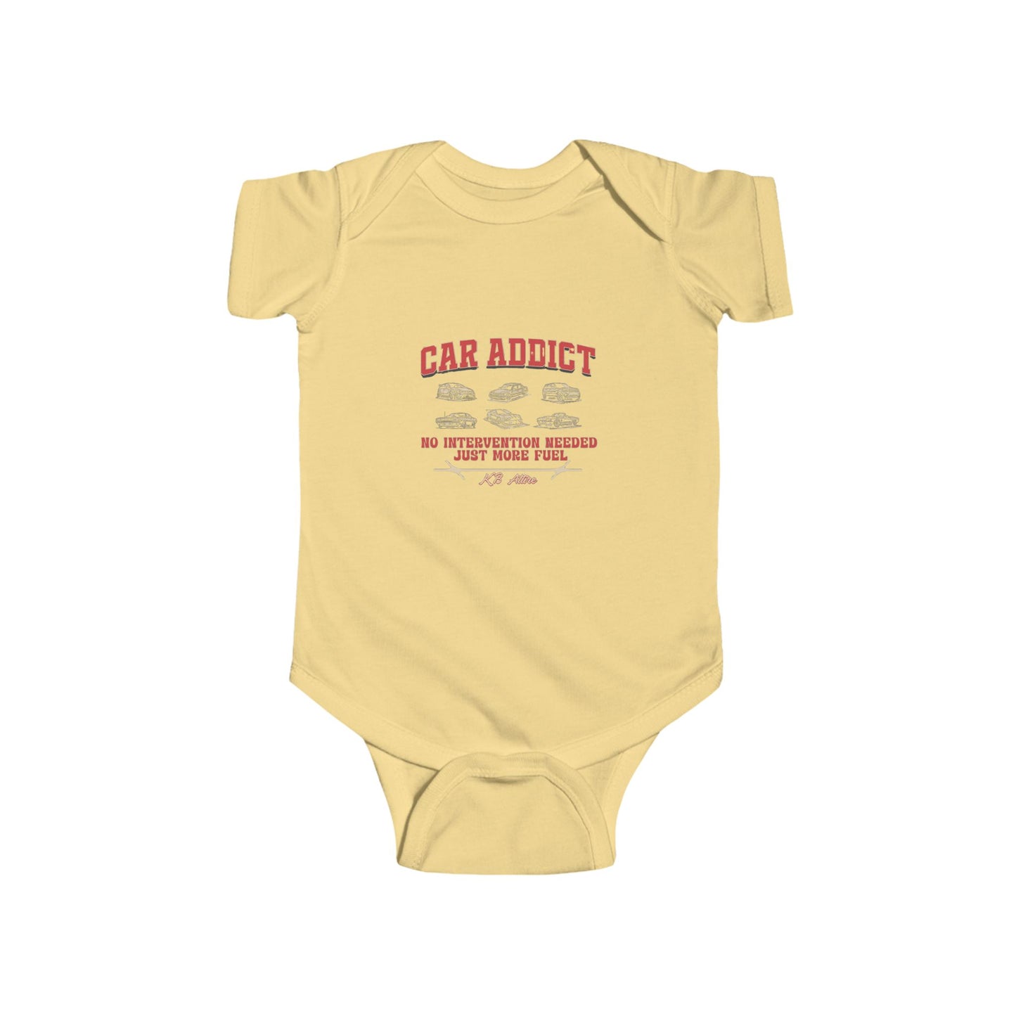 KB Attire Car Addict Infant Bodysuit