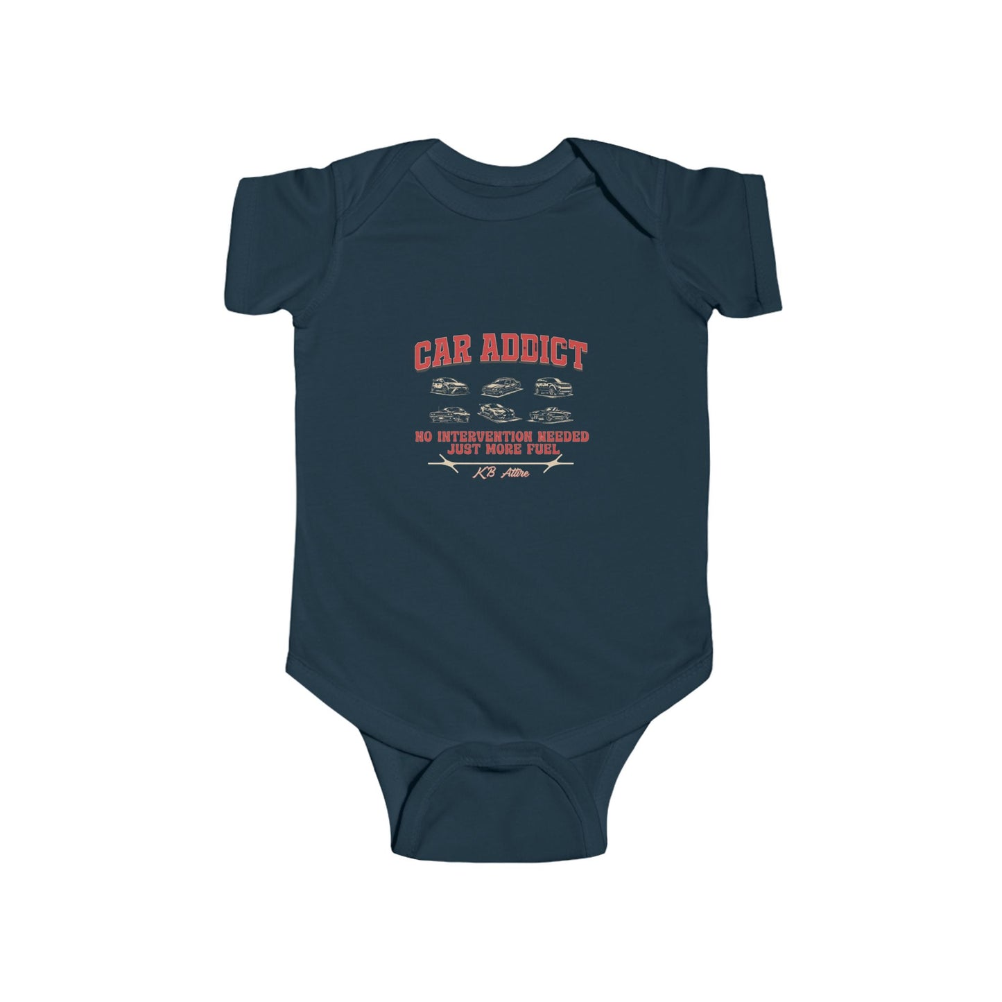KB Attire Car Addict Infant Bodysuit