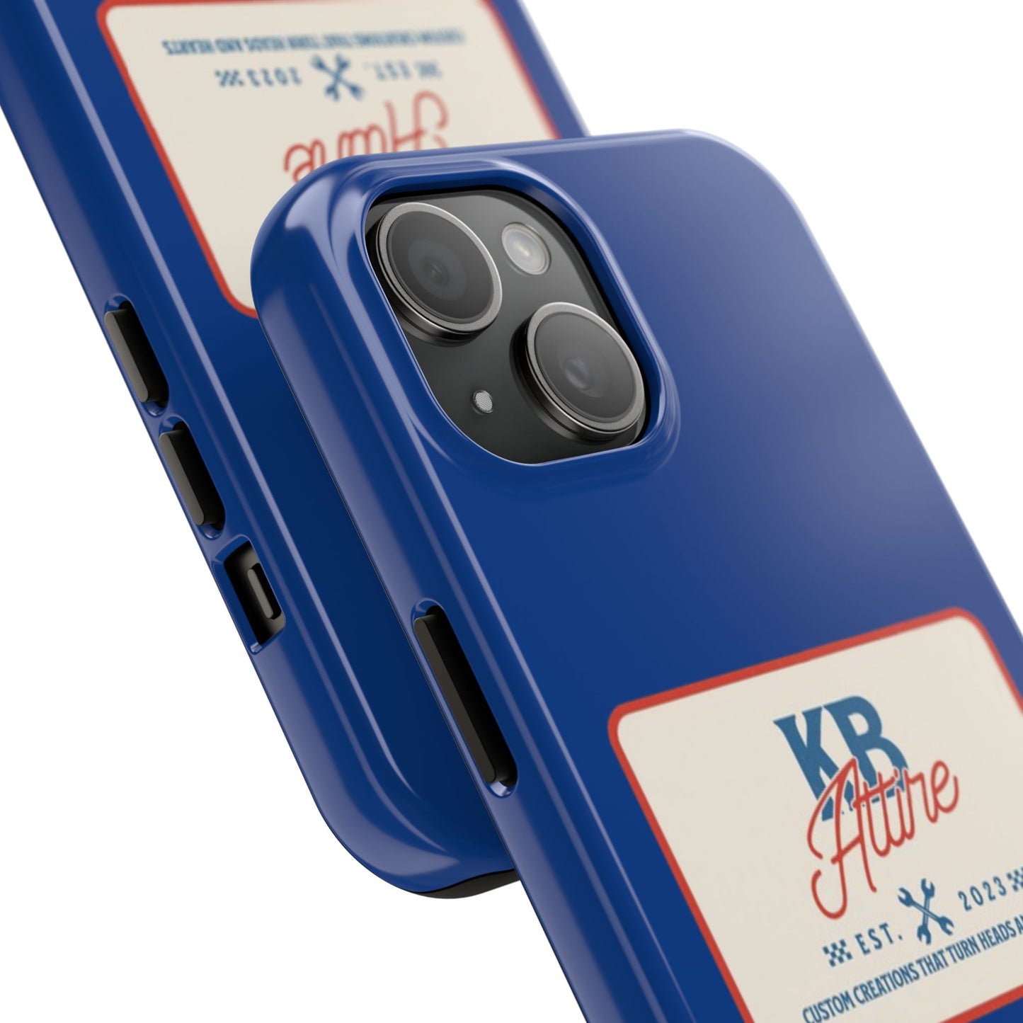 KB Attire 'The Patch' Phone Case (Blue)