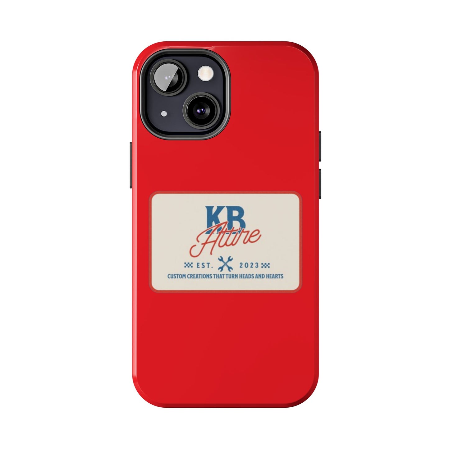 KB Attire 'The Patch' Phone Case (Red)