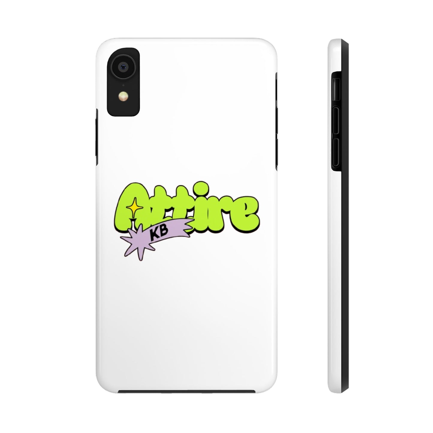KB Attire Cartoon Phone Case (White)