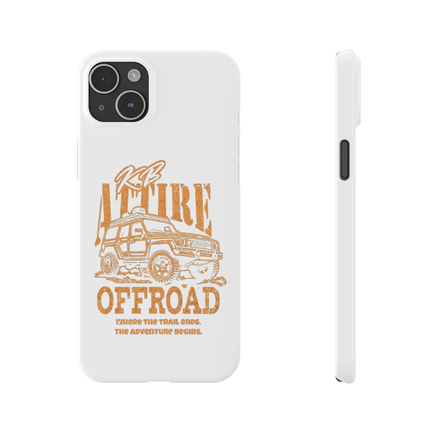 KB Attire Offroad Adventure IPhone Case (White)