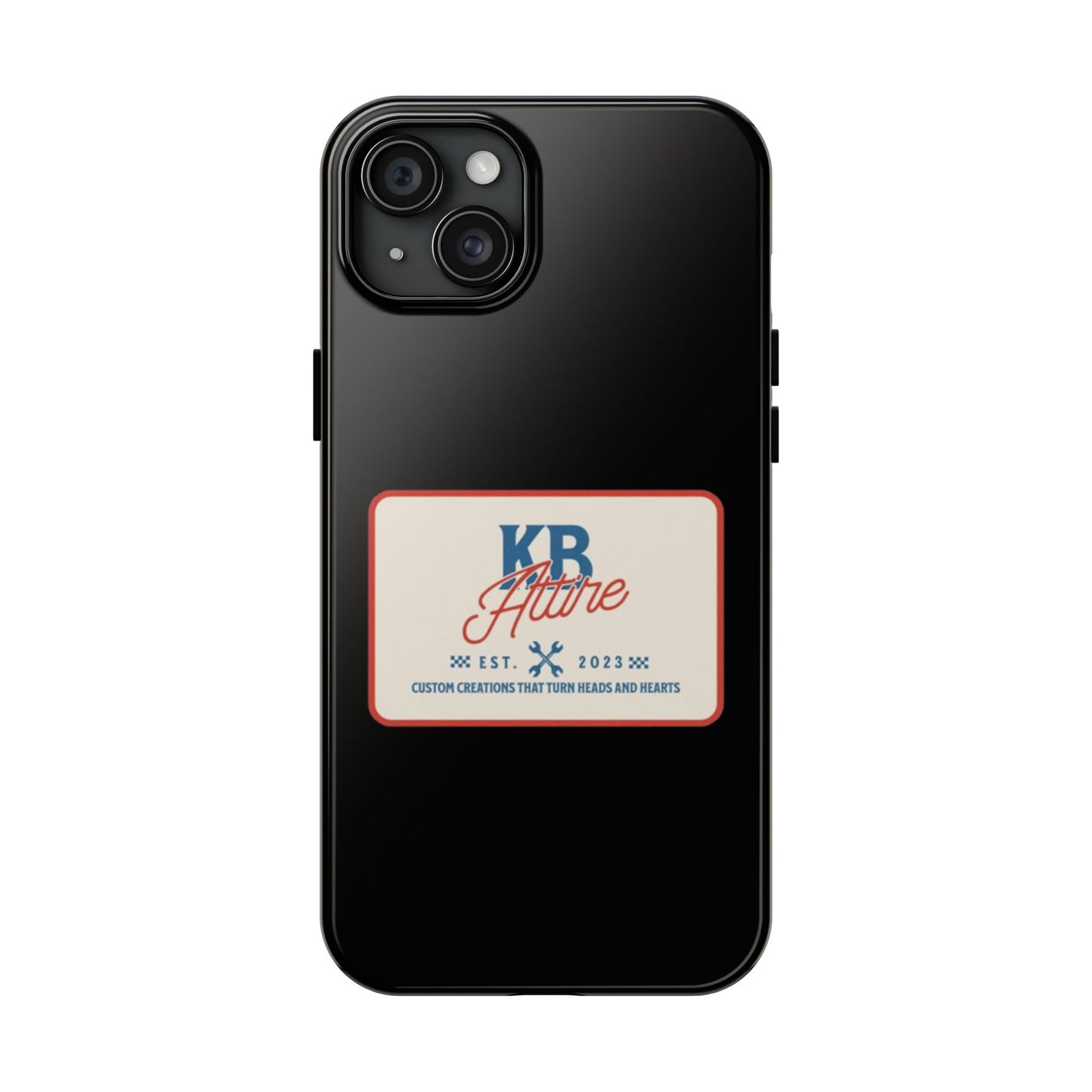 KB Attire 'The Patch' Phone Case (Black)