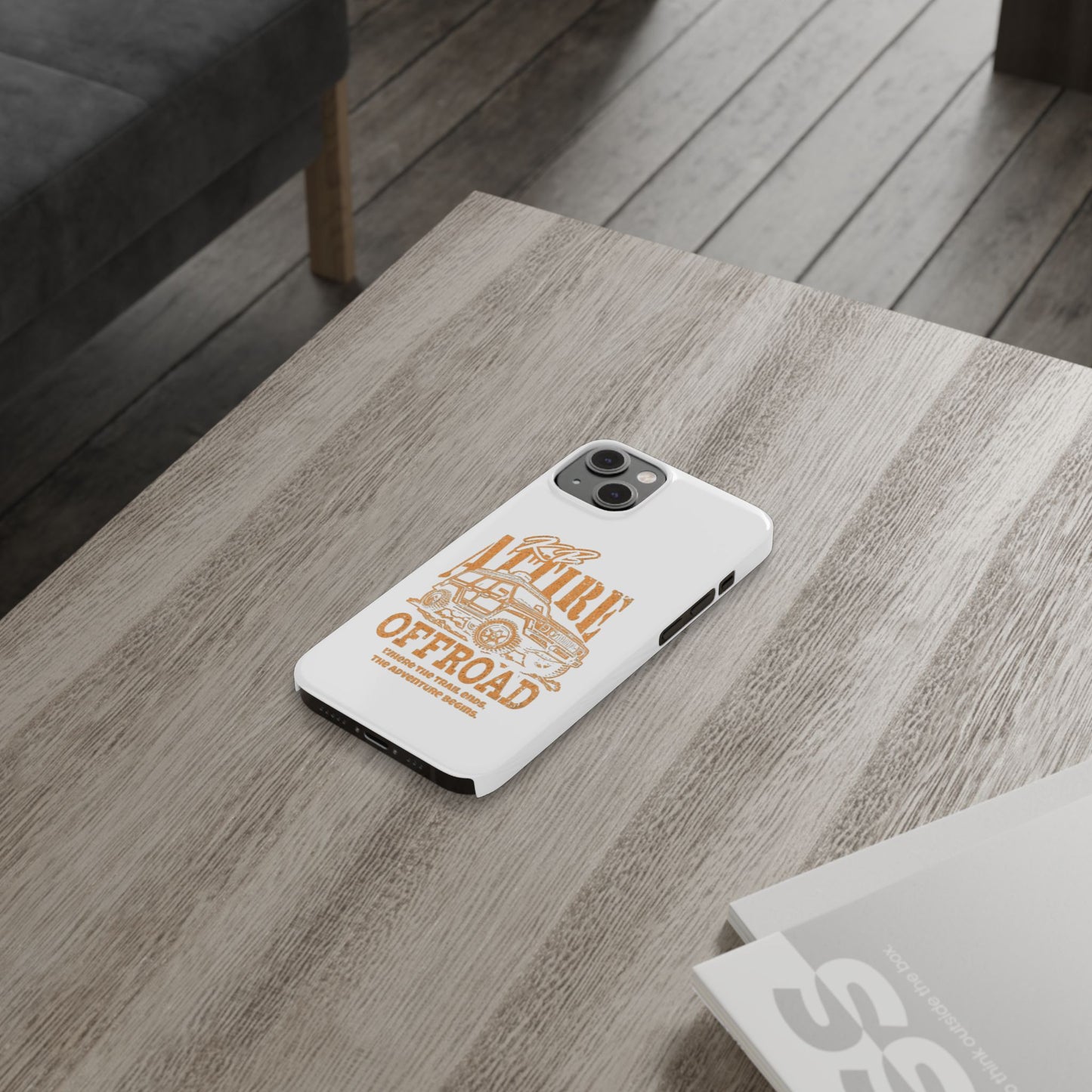 KB Attire Offroad Adventure IPhone Case (White)