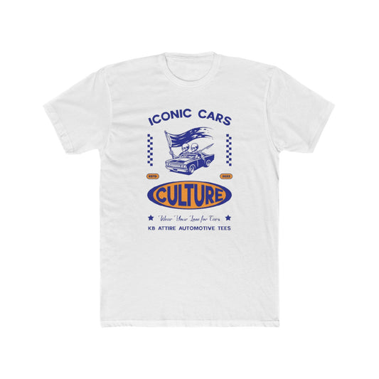 Iconic Cars Culture Unisex Cotton Crew Tee - Perfect for Car Enthusiasts