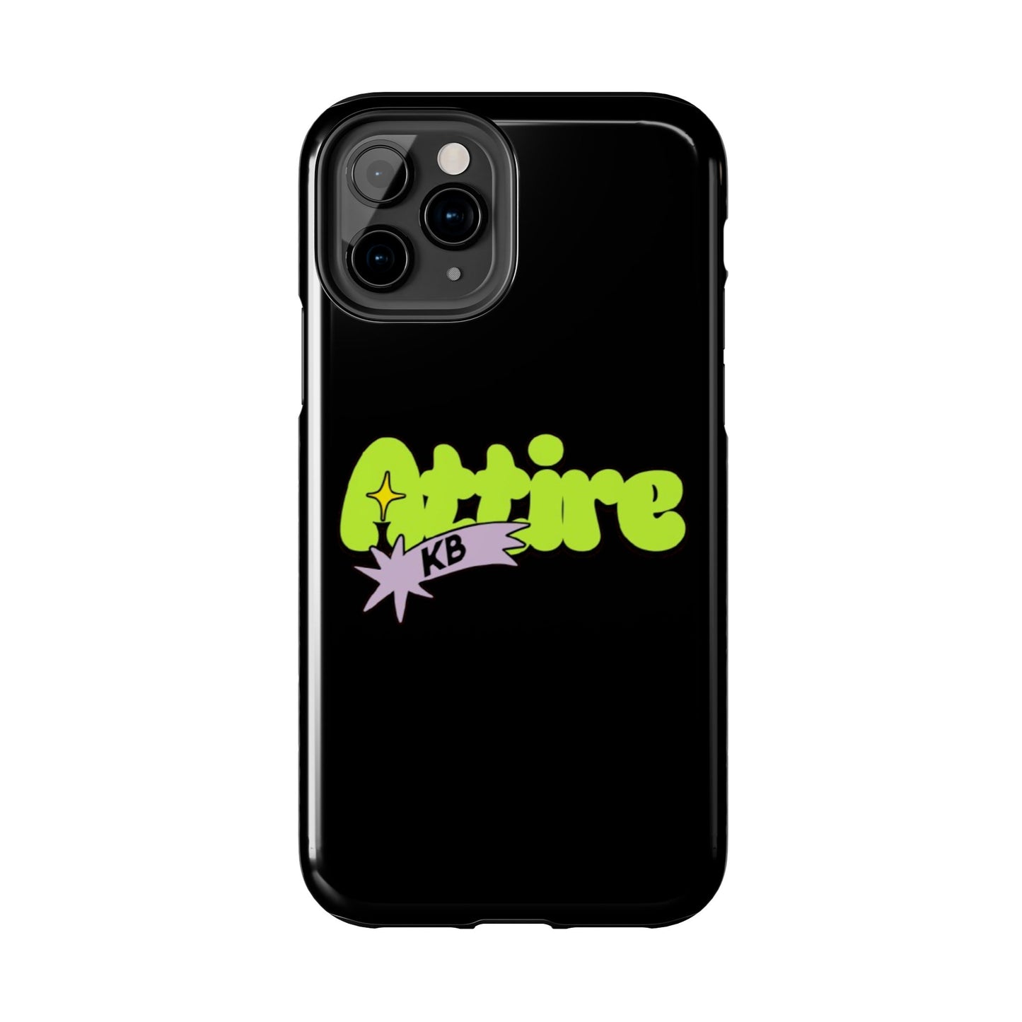 KB Attire Cartoon Phone Case (Black)