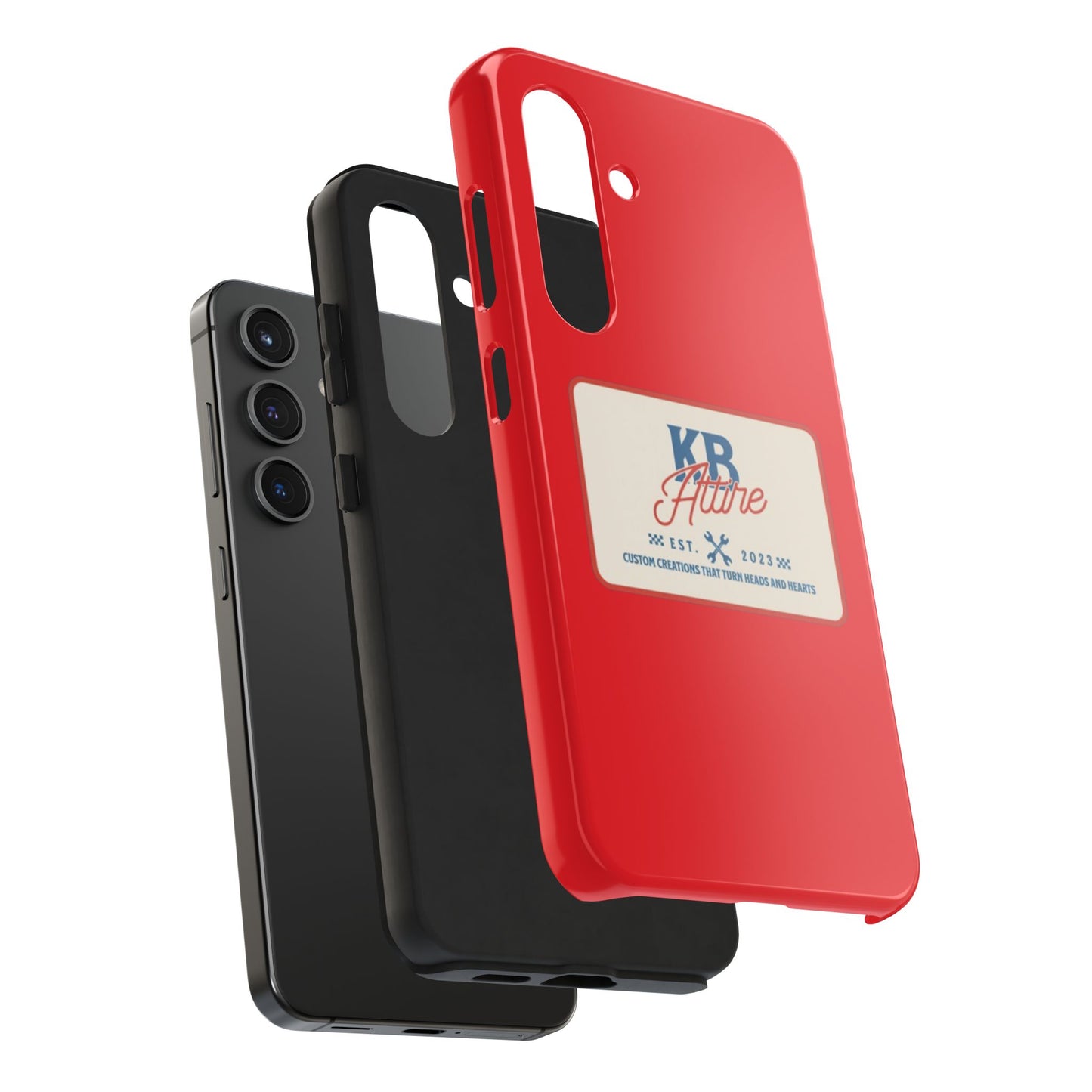 KB Attire 'The Patch' Phone Case (Red)