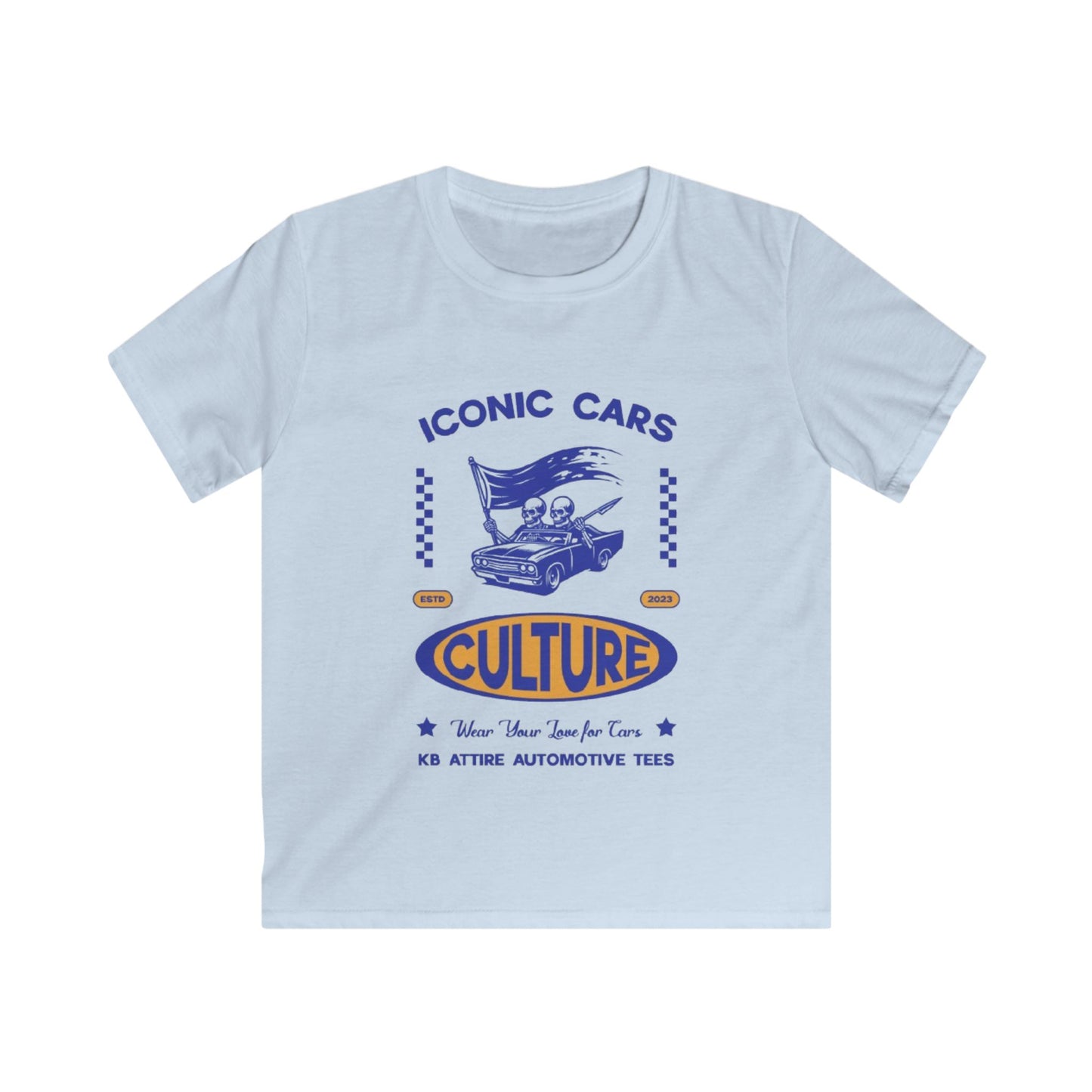 KB Attire Iconic Cars Kids Tee