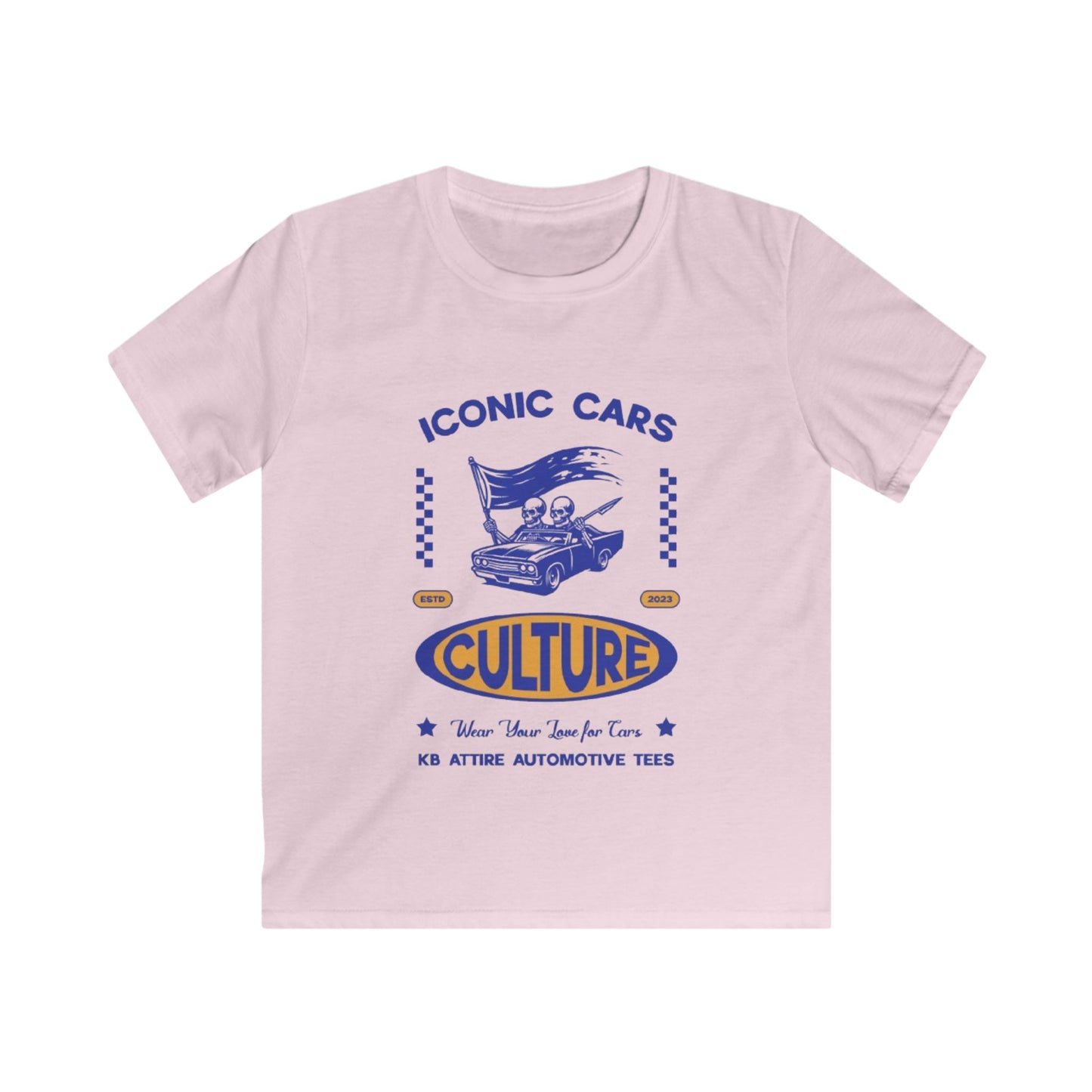 KB Attire Iconic Cars Kids Tee