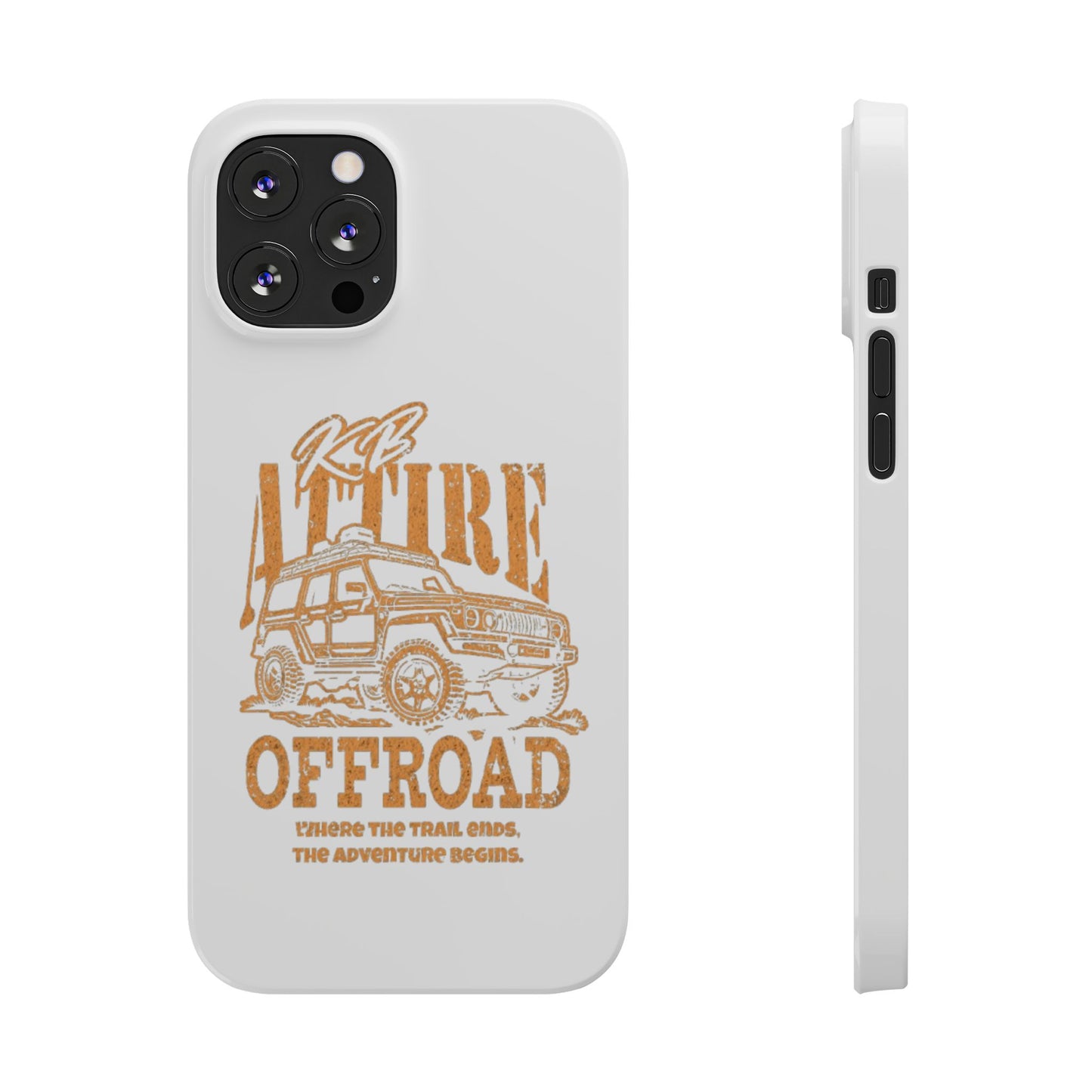KB Attire Offroad Adventure IPhone Case (White)