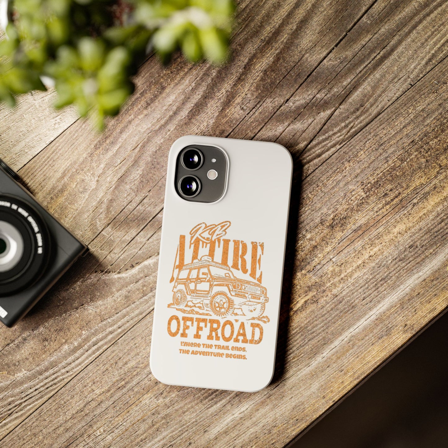 KB Attire Offroad Adventure IPhone Case (White)