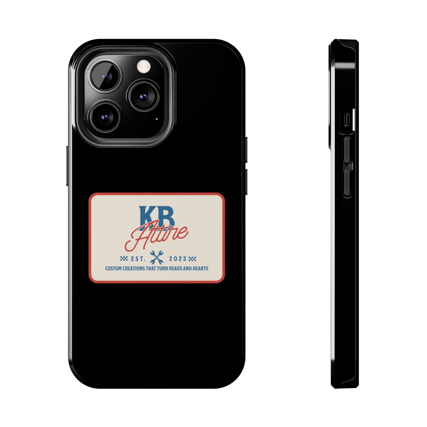 KB Attire 'The Patch' Phone Case (Black)