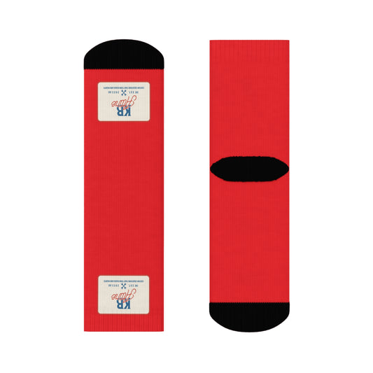 KB Attire 'The Patch' Logo 3/4 Crew Socks