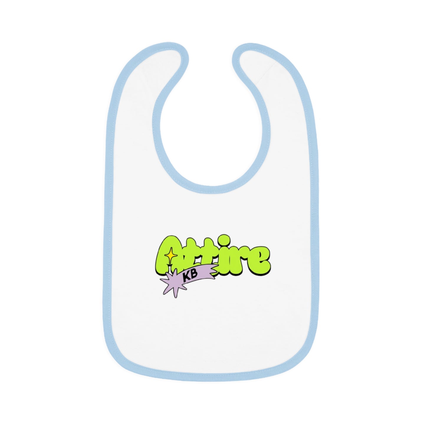 KB Attire Baby Bib with Fun Cartoon Design