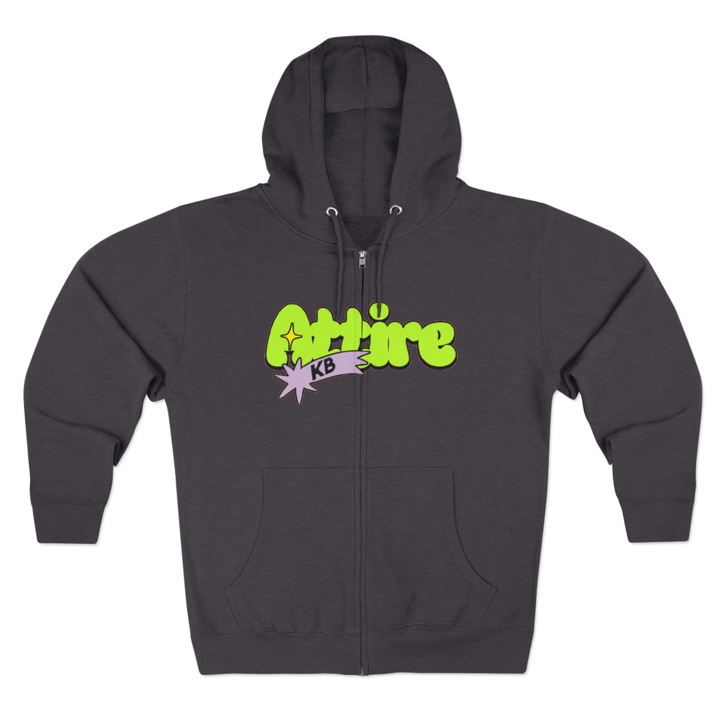 KB Attire Cartoon Unisex Zip Hoodie