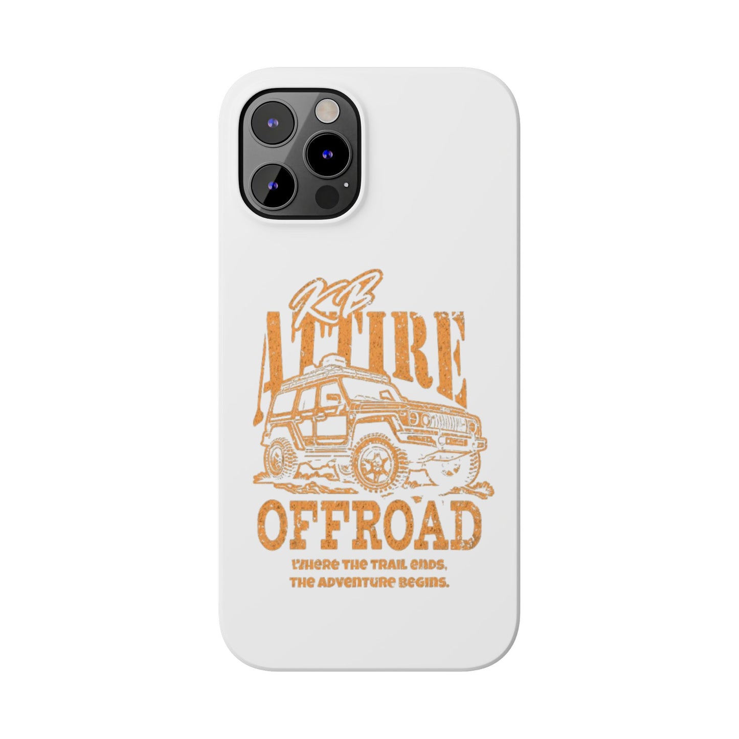 KB Attire Offroad Adventure IPhone Case (White)