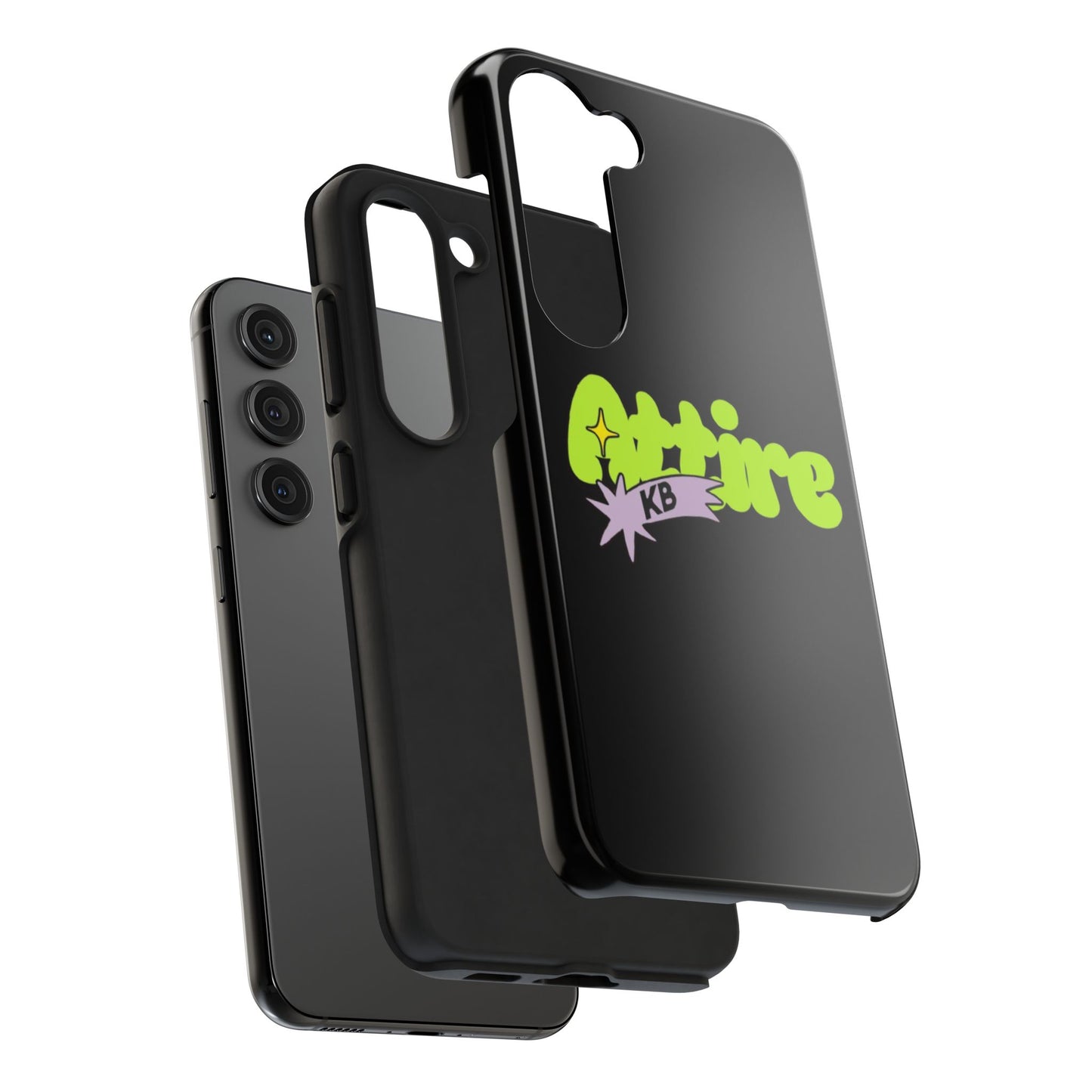KB Attire Cartoon Phone Case (Black)