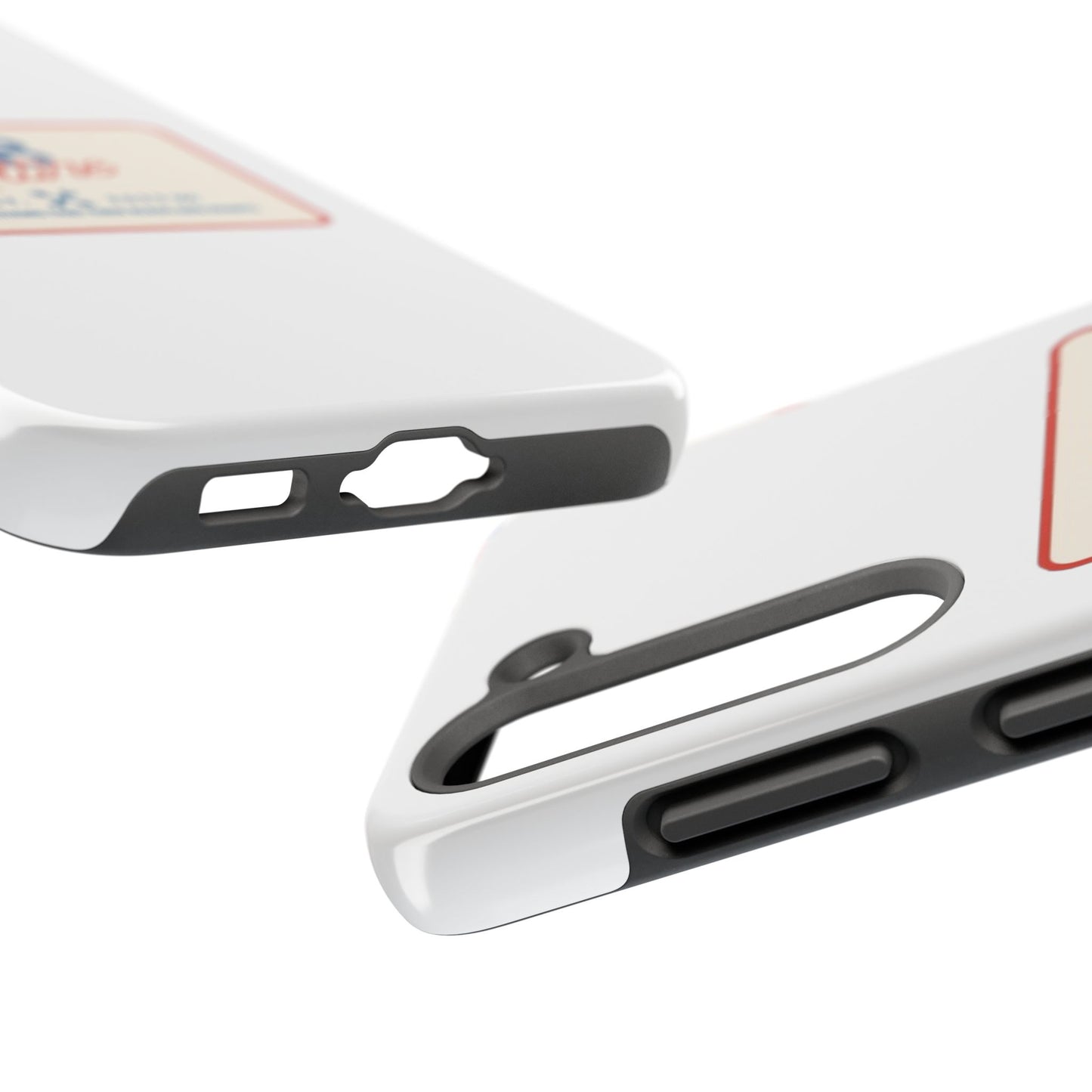 KB Attire 'The Patch' Phone Case (White)
