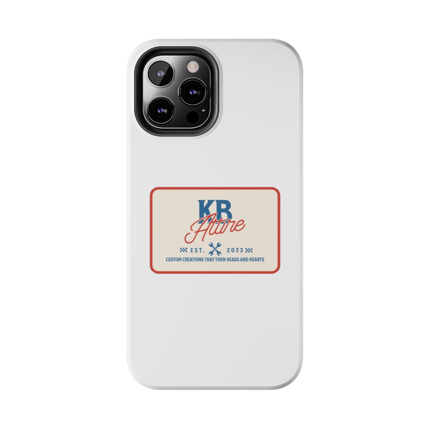 KB Attire 'The Patch' Phone Case (White)