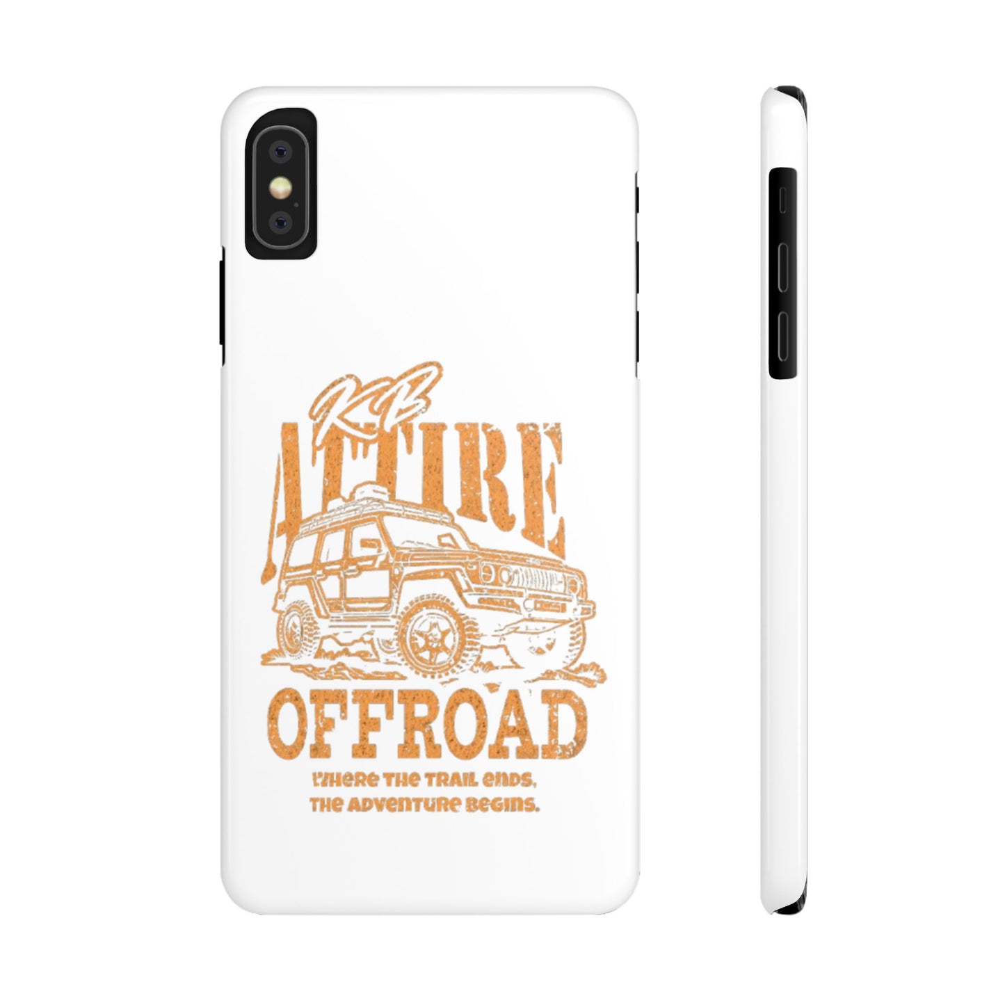 KB Attire Offroad Adventure IPhone Case (White)