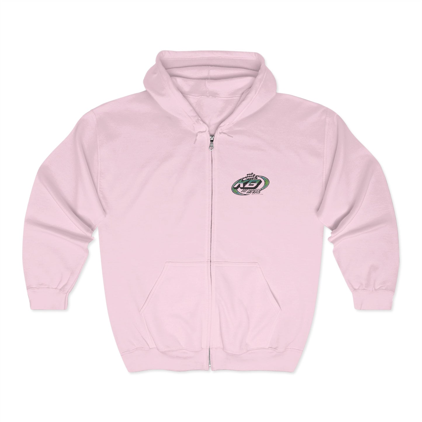 KB Attire Unisex Heavy Full Zip Hooded Sweatshirt