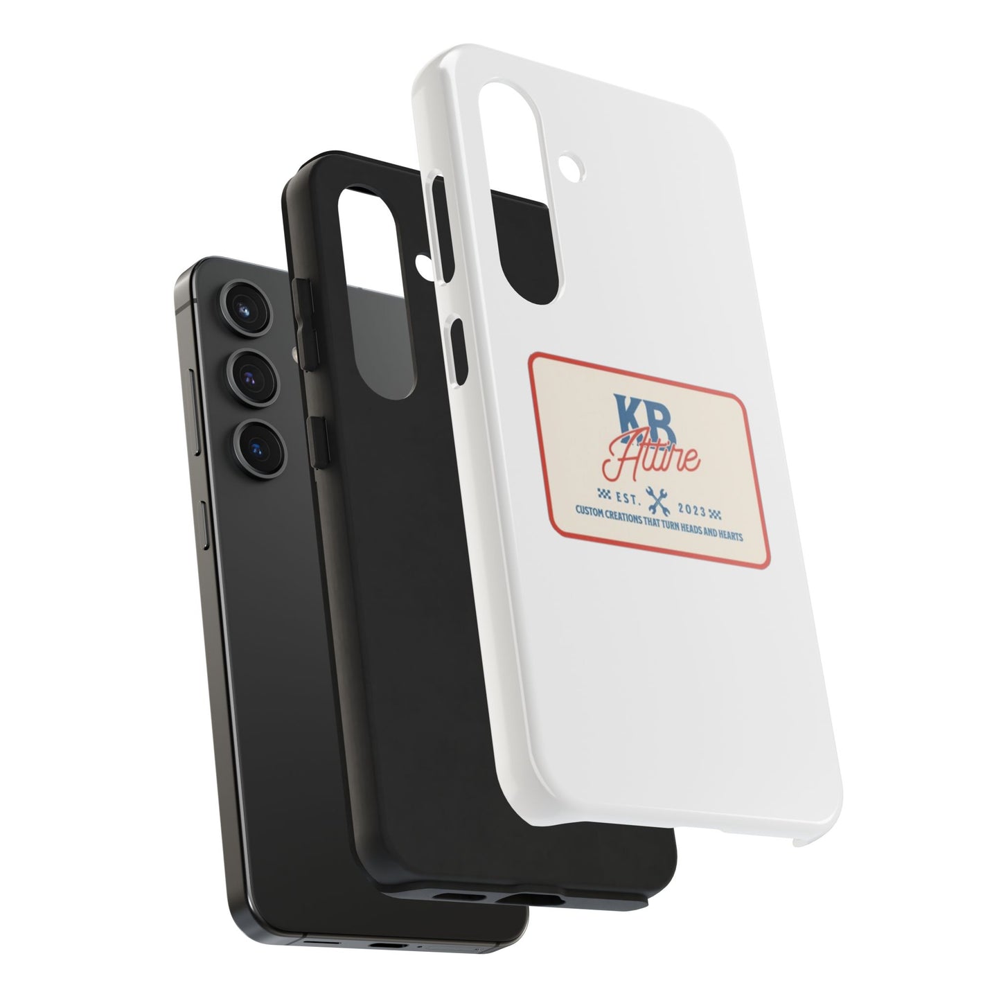 KB Attire 'The Patch' Phone Case (White)