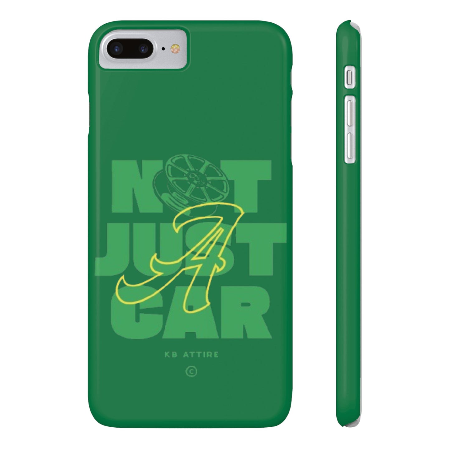 Not Just A Car Slim IPhone Cases (Green)