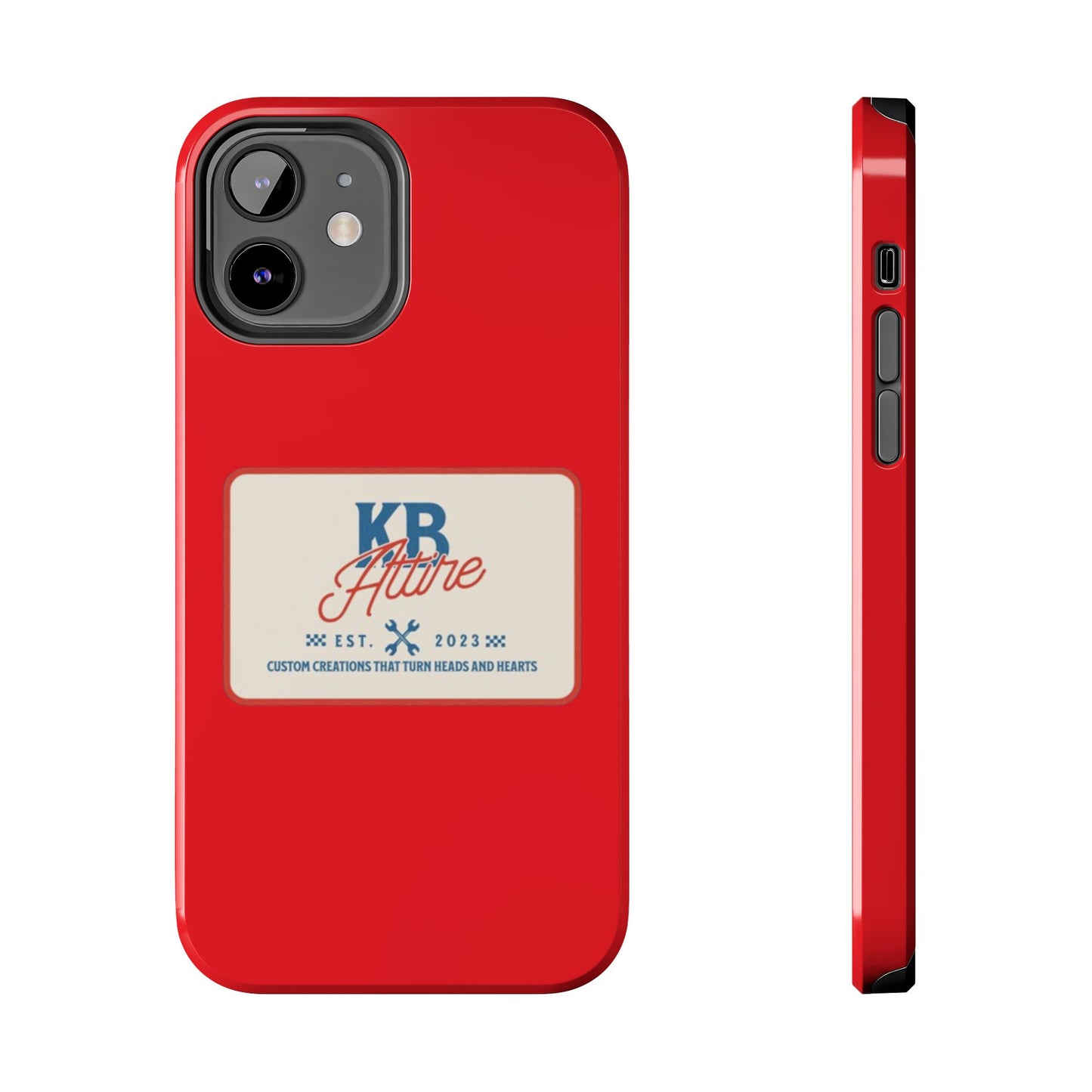 KB Attire 'The Patch' Phone Case (Red)
