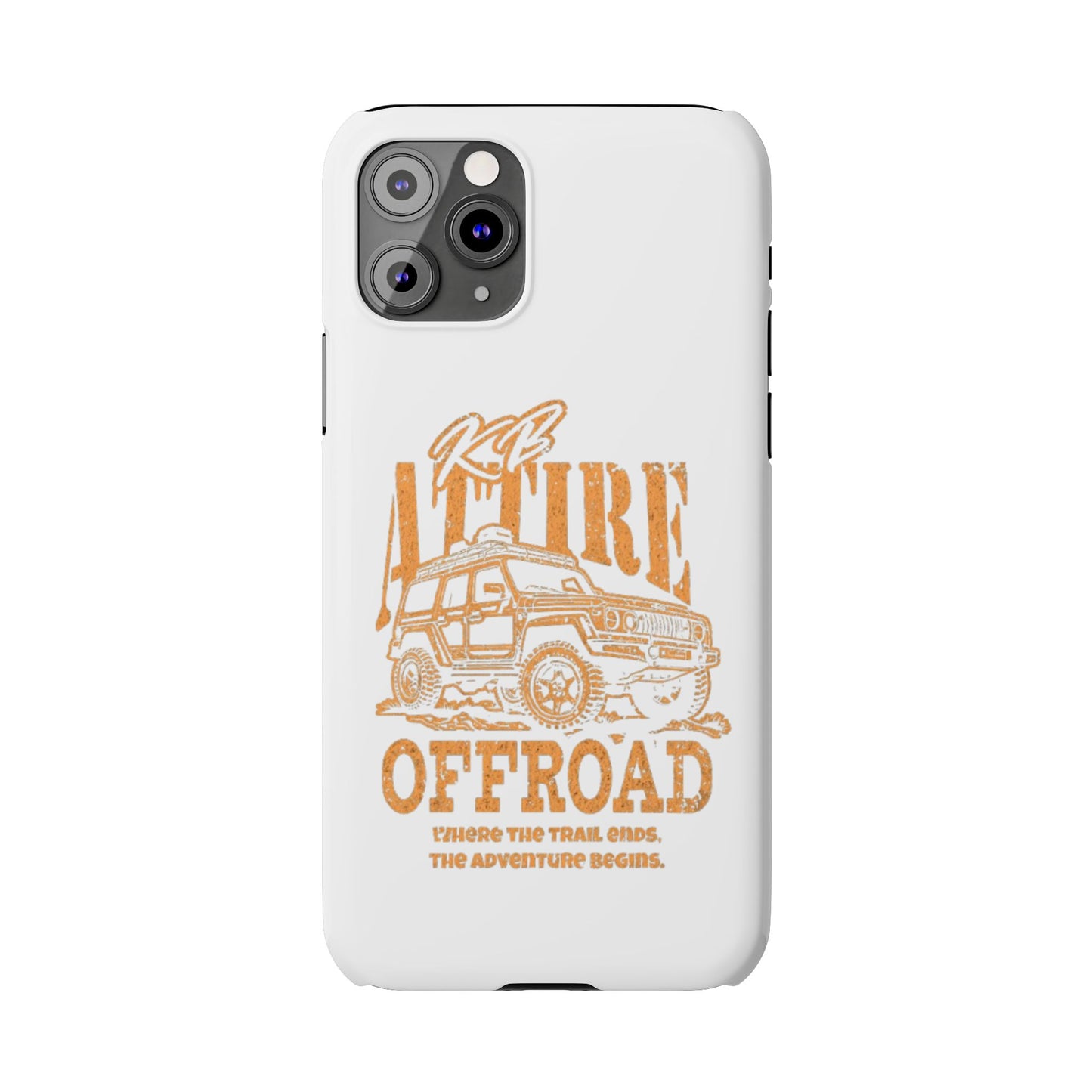 KB Attire Offroad Adventure IPhone Case (White)