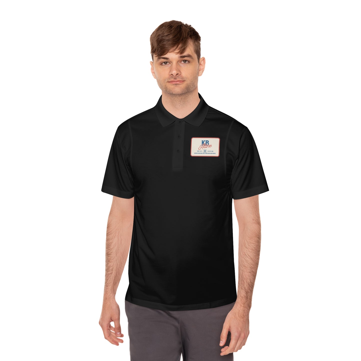 KB Attire "The Patch" Men's Sport Polo Shirt