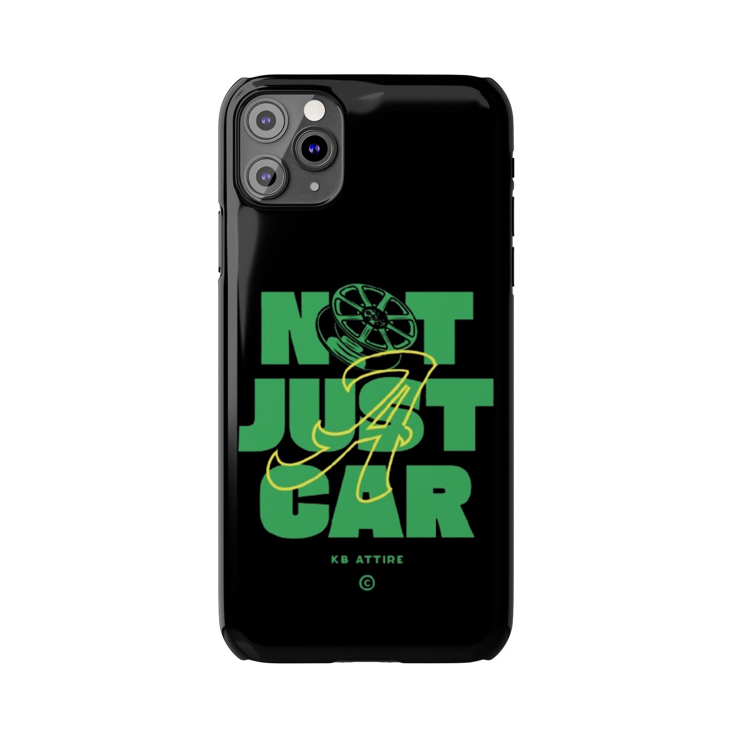 Not Just A Car Slim IPhone Cases (Black)