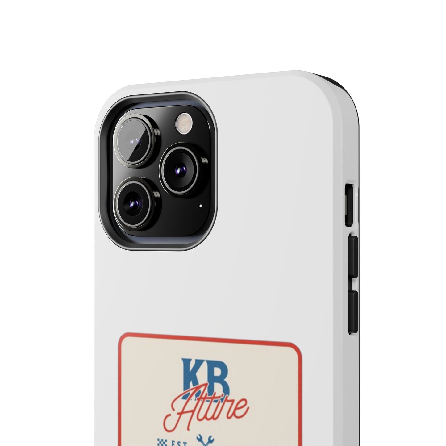KB Attire 'The Patch' Phone Case (White)