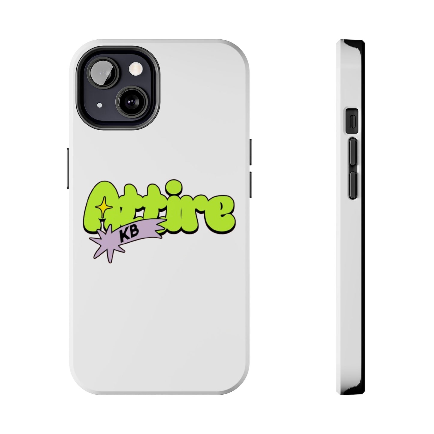 KB Attire Cartoon Phone Case (White)